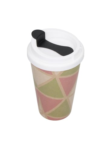 elasto Kaffeebecher "PremiumPlus" in standard-blau PP/schwarz - 350 ml