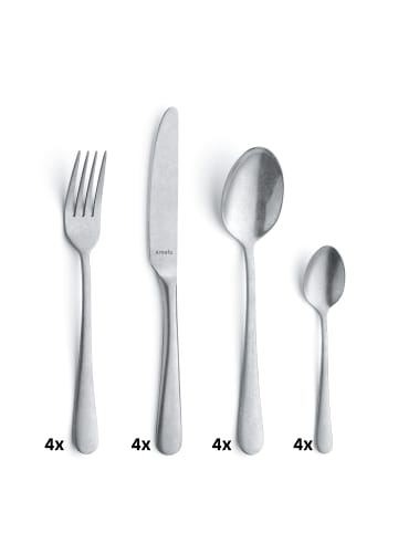 Amefa 16-tlg. Besteckset AUSTIN in edelstahl