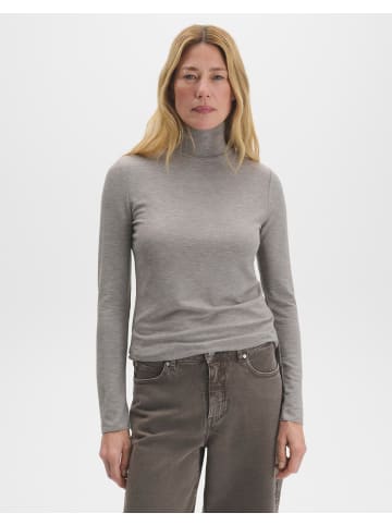 someday. Kirosie soft Rollkragenshirt mit Rippstruktur in Taupewood Melange Light