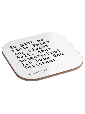 Mr. & Mrs. Panda Tischuntersetzer Es gibt so viele... mit Spruch in Weiß