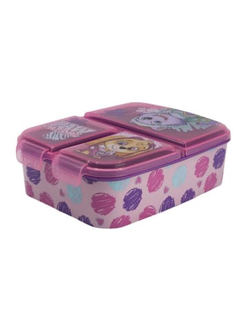 Paw Patrol Brotdose 3 Fächer Skye Lunchbox in Rosa Frühstücksbox Kinder in Rosa