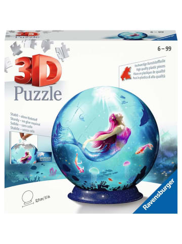 Ravensburger Konstruktionsspiel Puzzle 72 Teile 3D Puzzle-Ball Bezaubernde Meerjungfrauen 6-99 Jahre in bunt