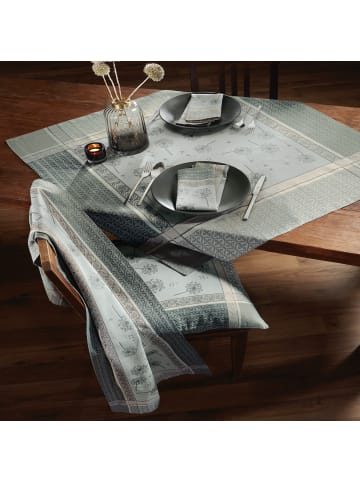 Erwin Müller Jacquard Serviette 2er-Pack in grau