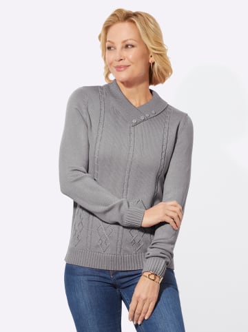 WITT WEIDEN Pullover in steingrau