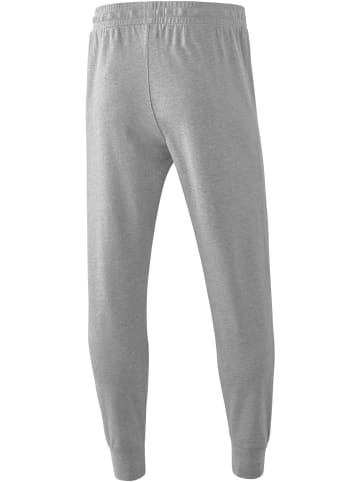 erima Kinder Essential Sweathose in hellgrau melange/schwarz