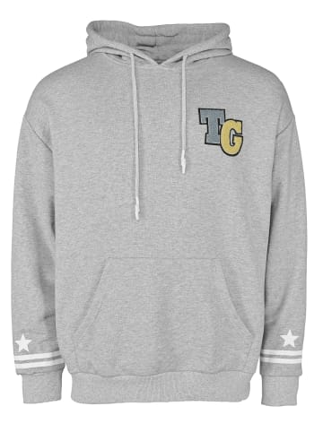 TOP GUN Hoodie TG22004 in grey melange