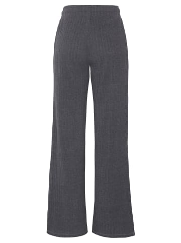 LASCANA Homewearhose in anthrazit-meliert