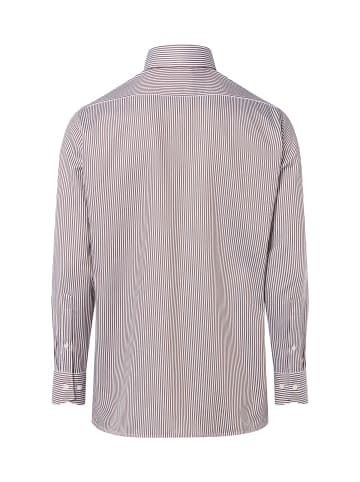 OLYMP Businesshemd in schoko weiß - 0002