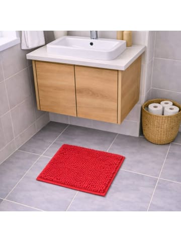 WohnDirect Badematte PARIS in Rot