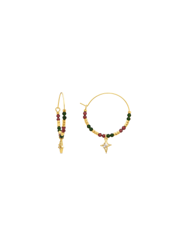Luxenter Ohrringe aus 925er Sterlingsilber mit Zirkonia und 18k Goldbeschichtung