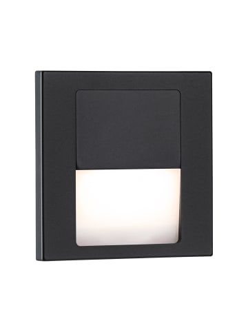 paulmann Wand EBL Set Tsaro eckig 1x1W 230V LED Schwarz
