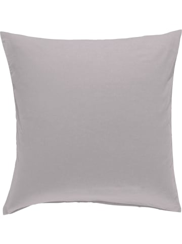Erwin Müller Edel Flanell Kuschelkissenbezug Nördlingen in silber