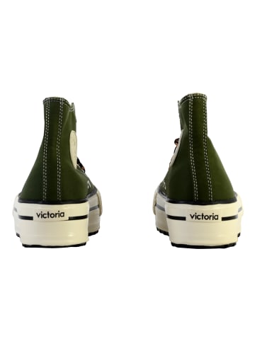 Victoria Hohe Schnürsneaker Grün