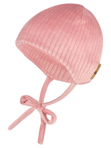 Sterntaler Beanie Cord-Optik in rosarot