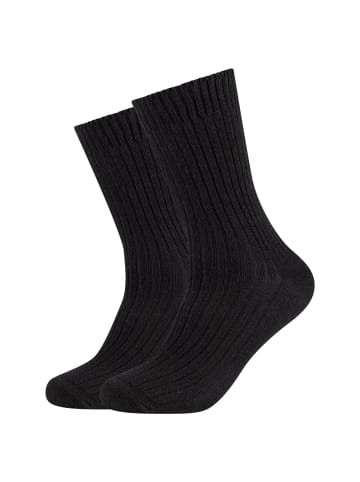 S. Oliver Socken 2er Pack warm & cozy in Schwarz