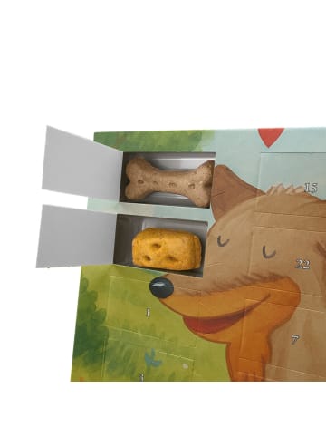 Mr. & Mrs. Panda Hund Adventskalender Hund Dackel Design ohne Sp... in Weiß