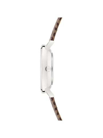 s.Oliver Armbanduhr Modern Basics in braun