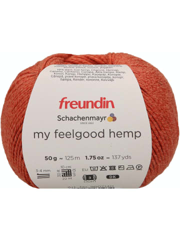 Schachenmayr since 1822 Handstrickgarne my feelgood hemp, 50g in Brick