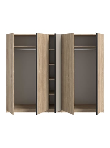 ebuy24 Kleiderschrank Oakland Eiche 230 x 53 cm