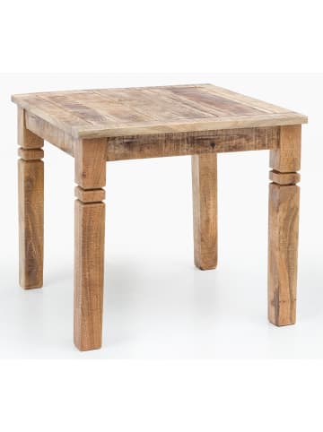KADIMA DESIGN Esstisch Mango Massiv | 80x80x76cm, Landhaus, 4 Personen, Quadratisch in Braun