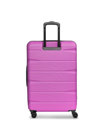 Franky Munich 4.0 4 Rollen Trolley L 76 cm mit Dehnfalte in pink dull