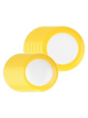Seltmann Weiden 12-tlg. Tafelservice Liberty Pure Colors in – in Yellow Glow