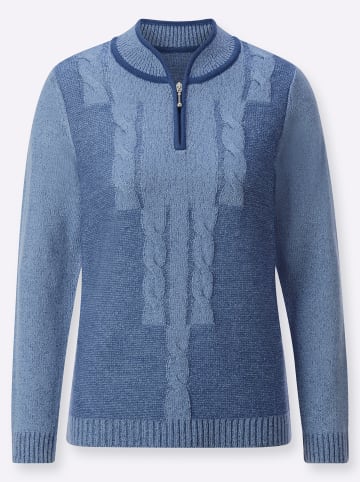 WITT WEIDEN Pullover in bleu-meliert