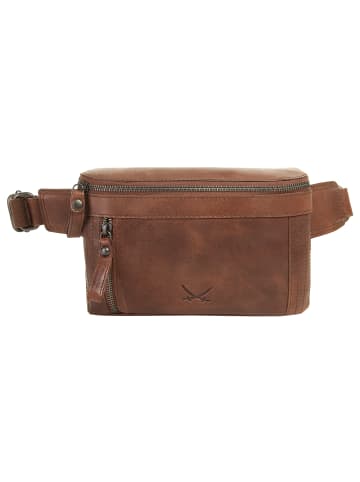 Sansibar Gürteltasche echt Leder in braun