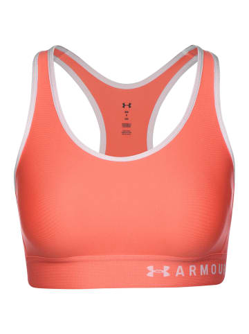 Under Armour Sport-BH Armour Mid Keyhole in rosa / weiß