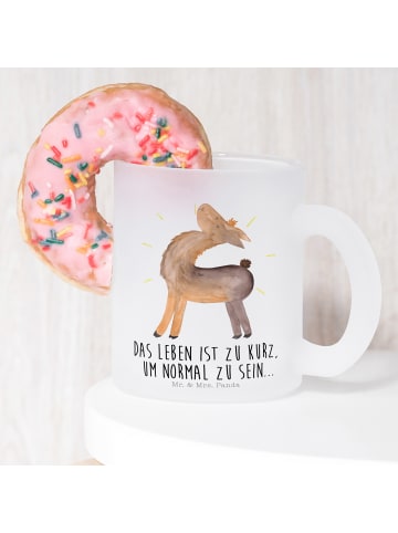 Mr. & Mrs. Panda Tasse Lama Stolz mit Spruch in Transparent