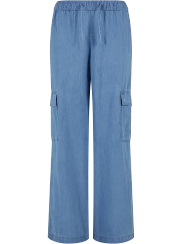 Urban Classics Cargo-Hosen in skyblue washed