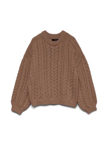 Vero Moda Strickpullover in Fossil
