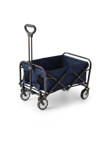 relaxdays Bollerwagen in Blau - (B)50 x (H)89 x (T)72 cm