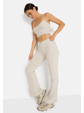 LSCN BY LASCANA Crop-Top in hellgrau meliert
