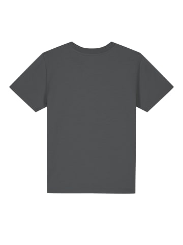 wat? Apparel T-Shirt Möwe mit Hut in Grau