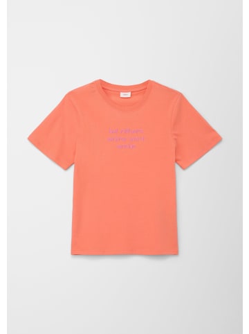 s.Oliver T-Shirt kurzarm in Orange