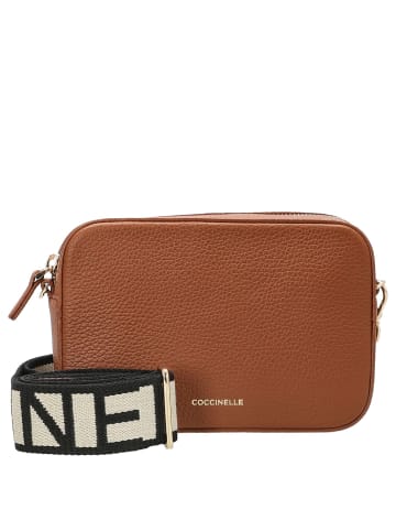 COCCINELLE Tebe – Umhängetasche S 19 cm (ribes) in cognac