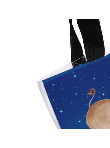 Mr. & Mrs. Panda Strandtasche Sternzeichen Stier ohne Spruch in Sternenhimmel Blau