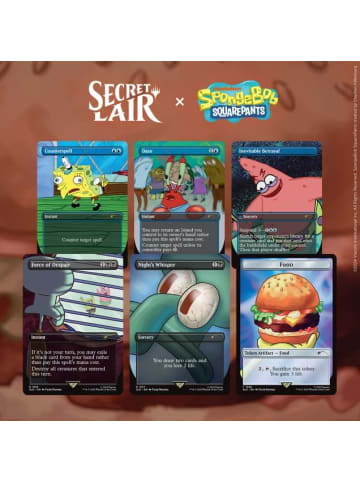 MAGIC THE GATHERING Secret Lair x Spongebob Schwammkopf: Internet Sensation (Folie)