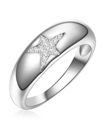 Glanzstücke München Ring Stern Sterling Silber Zirkonia in silber