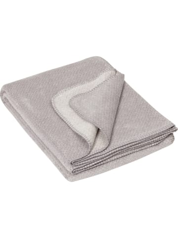 Richter Textilien Baumwolle Bio Wohndecke in grau