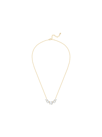 Lulu & Jane Halskette aus Messing mit Zirkonia in gelbgold