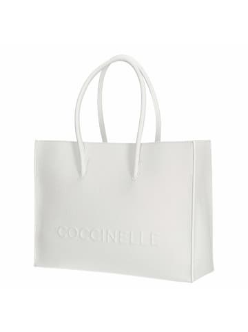 COCCINELLE myrtha Maxi Log - Shopper 36 cm in brillant white