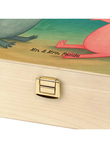 Mr. & Mrs. Panda Tee Organizer Axolotl Liebe Design mit Spruch in Weiß