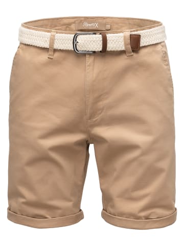 REPUBLIX Shorts inkl. Gürtel GAEL in Beige