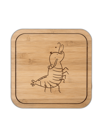 Mr. & Mrs. Panda kork untersetzer Garnele Franzose ohne Spruch in Transparent