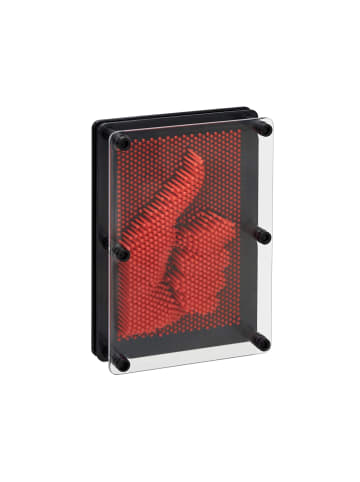 relaxdays 3D Nagelbild Pinart in Rot - (B)13 x (H)18 cm