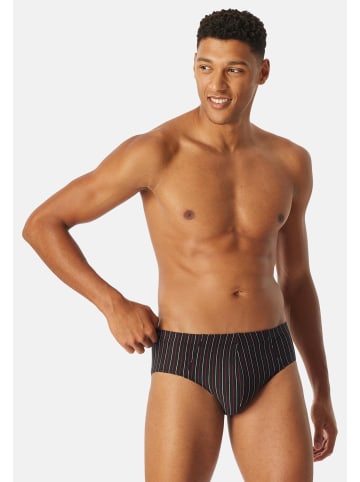 Schiesser Mini Slip / Unterhose 95/5 Essentials in Dunkelblau / schwarz