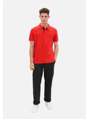 Tom Tailor Poloshirt 'Basic' in rot