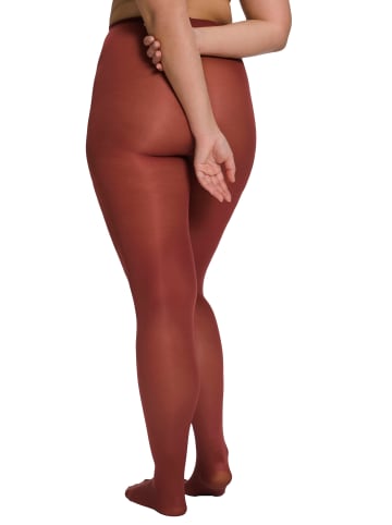 Ulla Popken Strumpfhose in marsalarot